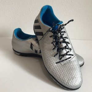 ADIDAS CLEATS Men’s size 10 blue/silver